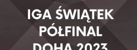 Bencic się wycofała - Iga Świątek w półfinale WTA Doha 2023